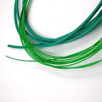 top quality of plastic coated steel wire rope on sale