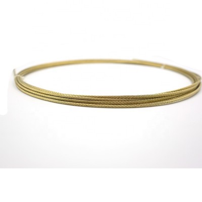 5mm Brass Coated Steel Wire Rope for Stone Cutting