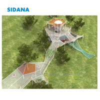 Sidana Outdoor  Climbing  Structures Net And Rope Playgrounds for Amusement Theme Park