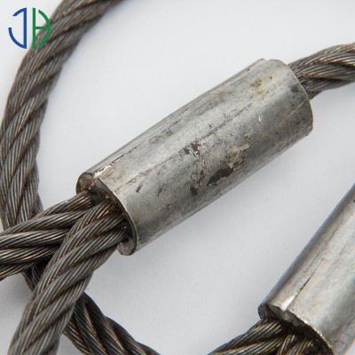 Aluminum Stainless Steel Ferrule Fitting Stainless Steel Wire Rope Clamp Sling Ferrule