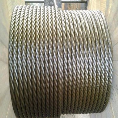 6X36 Hot Dip Galvanized Wire Rope 6x36ws fiber core